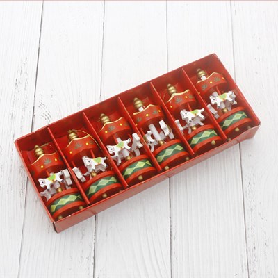 6 Adet 3x7.5cm Minik Atlı Karınca Süs