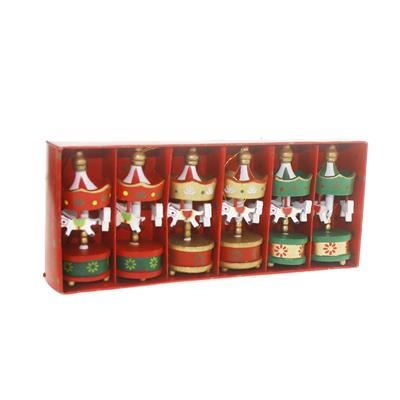 6 Adet 3x7.5cm Minik Atlı Karınca Süs Kırmızı Altın Yeşil