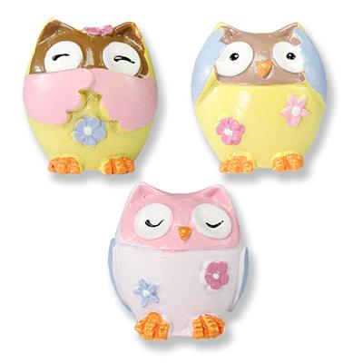 6 Adet Karışık Model Minik Baykuş Biblo