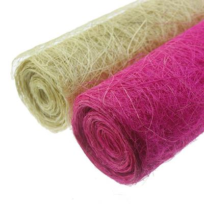 60cm x 8metre Abaka Doğal Lif Kumaş Buketlik Buket Tülü