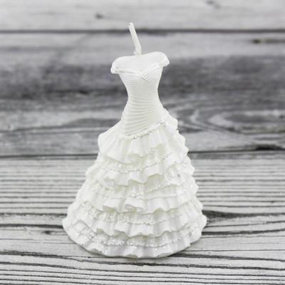 6,5x5cm Gelinlik Mum