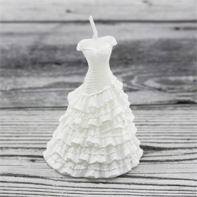 6,5x5cm Gelinlik Mum