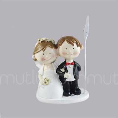 8 Adet Kol Kola Girmiş Gelin Damat Notluk