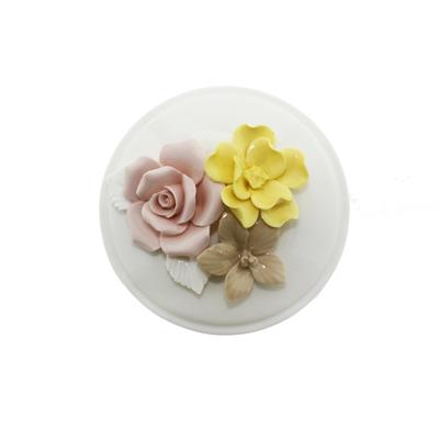 8x7cm Çiçekli Porselen Şekerlik