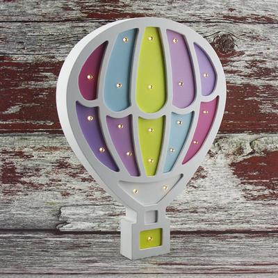 Ahşap Led Işıklı Pilli Balon