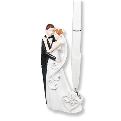 Anı Defteri Gelin Damatlı Kalem Ve Kalemlik Seti