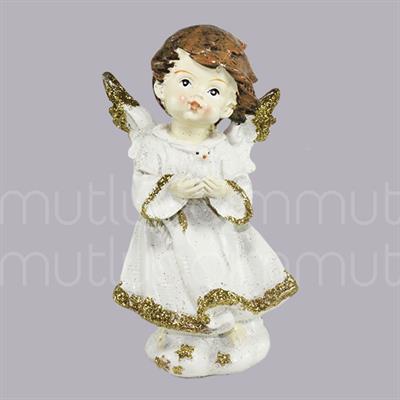 Elinde Kuş Olan Melek Biblo 1 Adet