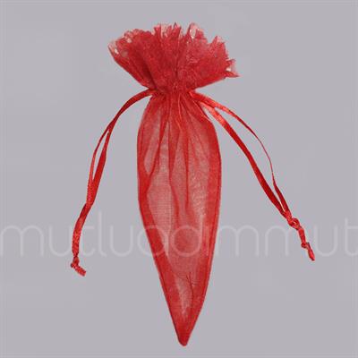 Fistolu Dantel Üçgen Kese 10x16cm 12 Adet