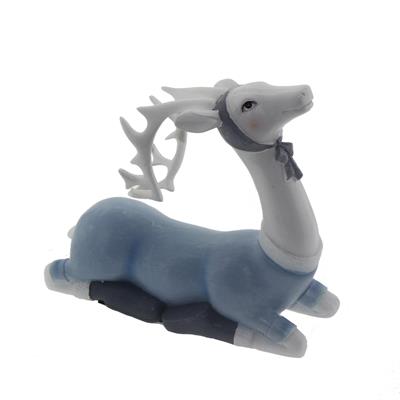 Geyik Biblo Oturan 17x17cm Dekoratif