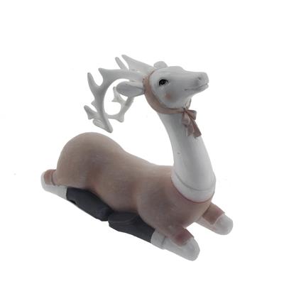 Geyik Biblo Oturan 17x17cm Dekoratif