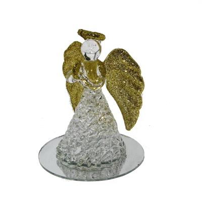 Kristal Cam Melek Biblo 6x7cm