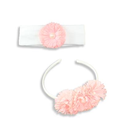 Kumaş Ponponlu Anne Tacı Ve Bebek Bandanası