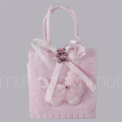 Kumaş Pusetli Çanta 12 Adet