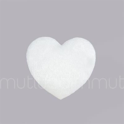 Kumaş Tüylü Kalp 12 Adet