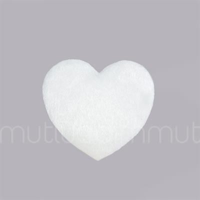 Kumaş Tüylü Kalp 12 Adet