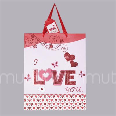Love Yazılı Karton Çanta 1 Adet