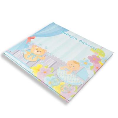 Mavi Pusetli Ayıcıklı Bebeğin Güncesi Anı Defteri