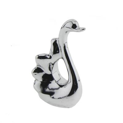 Metalize Kuğu Biblo 5x8cm