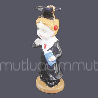 Mezuniyet Kepli Erkek Biblo 12 Adet