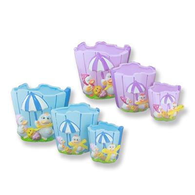 Ördekli Seramik Saksı 3lü Set