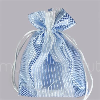 Parlak Önü Tüllü Kese 11x15cm 12 Adet