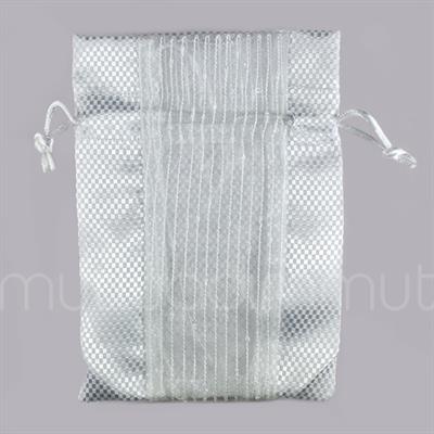 Parlak Önü Tüllü Kese 11x15cm 12 Adet