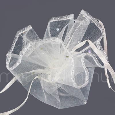 Puantiyeli Büzgülü Kese 25cm 12 Adet