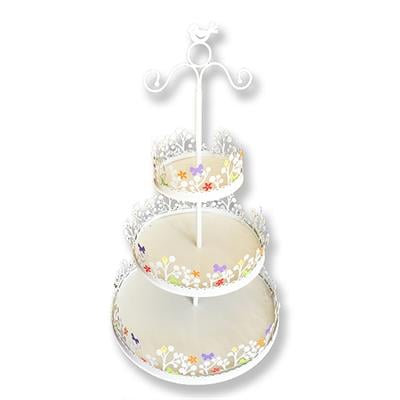 Renkli Metal Cupcake Standı 3 Katlı