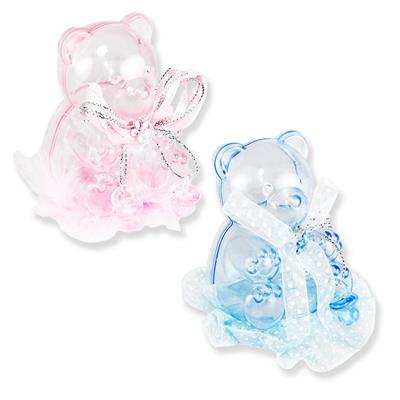 Şeffaf Ayıcık Kutu 12 Adet