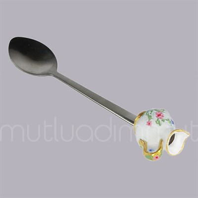 Sürahili Kaşık Vazolu Çatal 2li Set Tatlı Kaşığı ve Çatalı