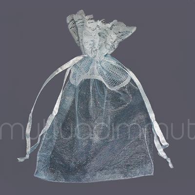 Ucu Dantel Fistolu Kese 9x12cm 12 Adet