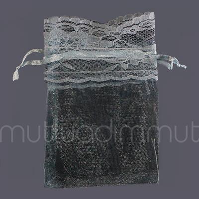 Ucu Dantel Fistolu Kese 9x12cm 12 Adet