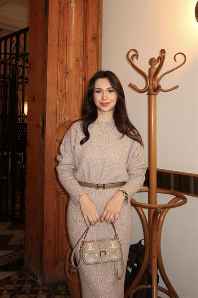 ALURE TRİKO ELBİSE - VİZON