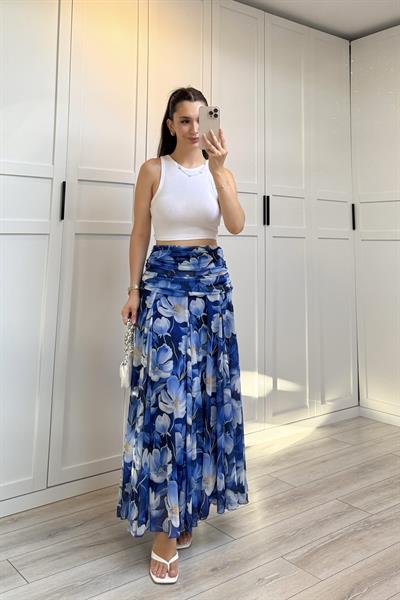 BLOOM ASTARLI ŞİFON ETEK