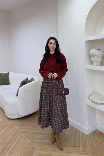 EKOSE DESENLİ ETEK 