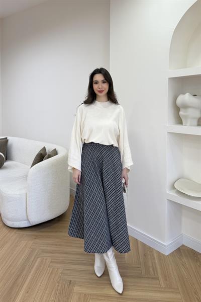 EKOSE VOLANLI ETEK - GRİ