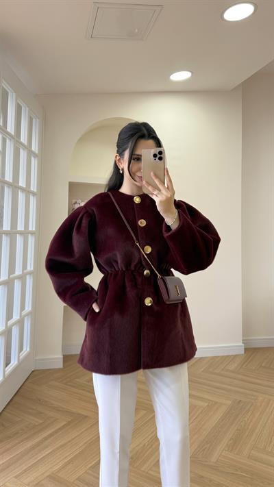 GOLD FOX KAŞE CEKET - BORDO