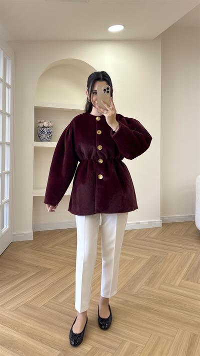 GOLD FOX KAŞE CEKET - BORDO