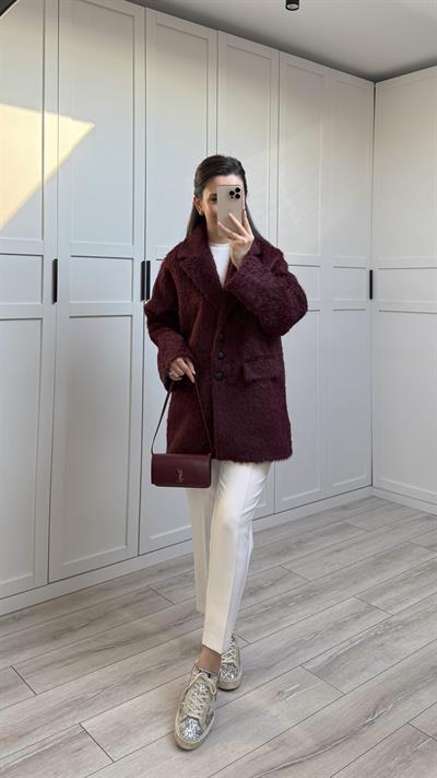 LUA KAŞE CEKET - BORDO