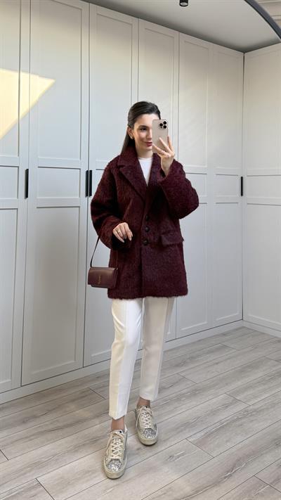 LUA KAŞE CEKET - BORDO