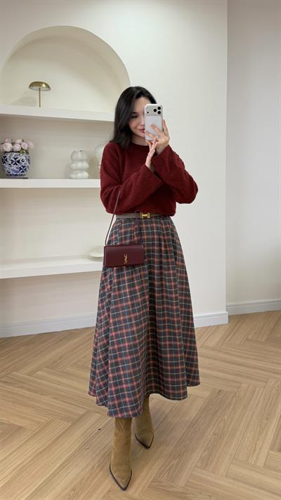 MONA TRİKO KAZAK - BORDO