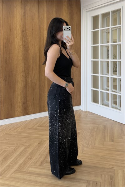 PREMİUM VİNTAGE TAŞLI PANTOLON 