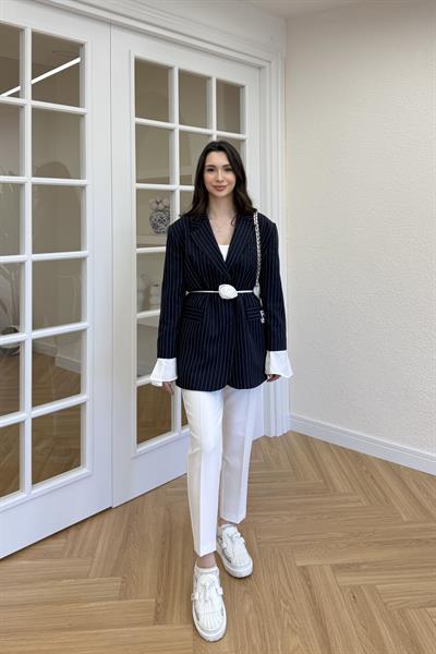 TASARIM CEKET - LACİVERT