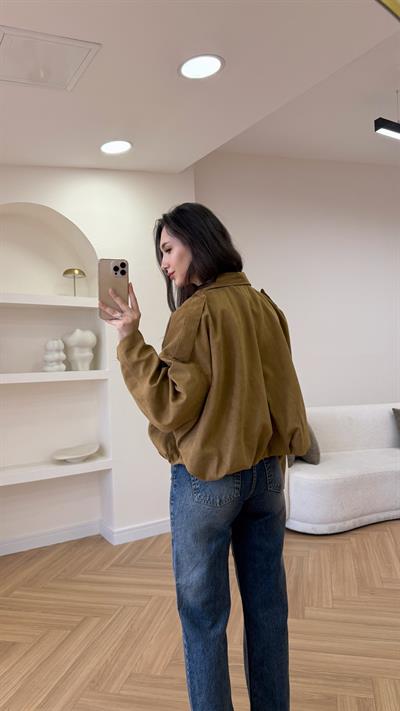 ZARA KESİK PAÇA JEAN - KOYU MAVİ