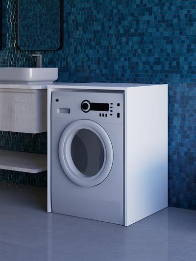 Beyaz Çamaşır Makinesi Dolabı, Kurutma Makinesi Dolabı