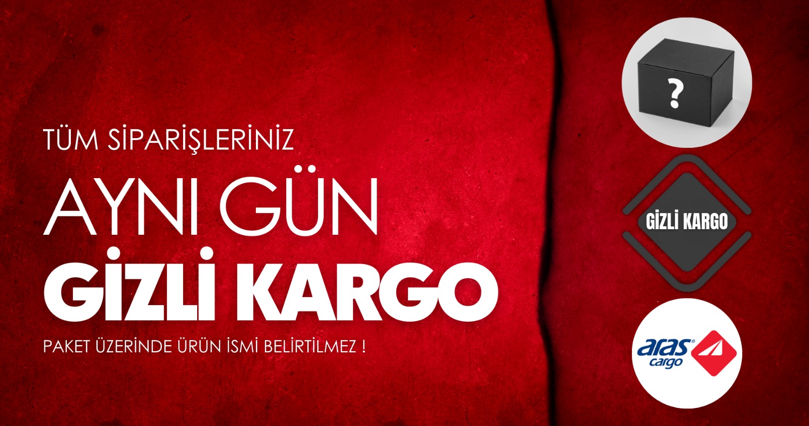 Gizli kargo ile teslimat