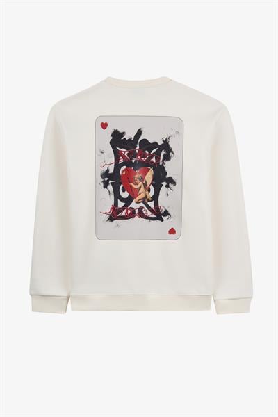 Alegion Solistice Erkek Sweatshirt 001 – Ekru 01 İskambil