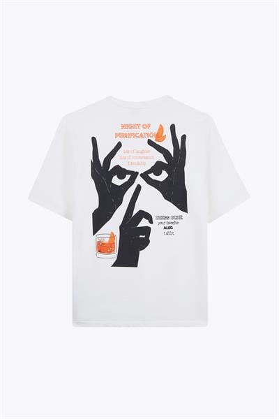 Alegion Solistice Erkek T-Shirt 009 – Ekru 09 El & Göz