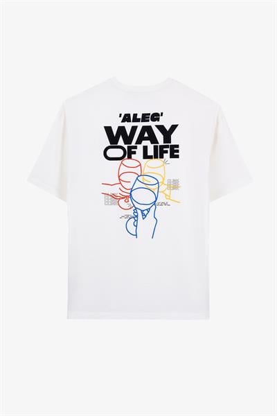 Alegion Solistice Erkek T-Shirt 012 – Ekru 12 Kadehler