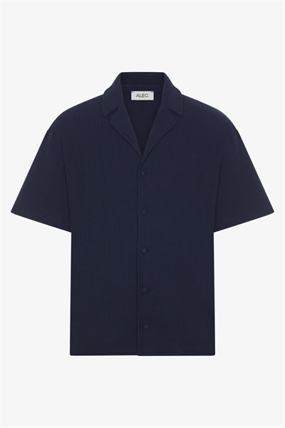 Lacivert Regular Fit Polo Yaka Erkek T-Shirt 44